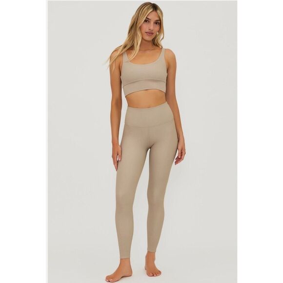 NWOT Beach Riot Ribbed Leggings – Size Medium – Taupe Color - Picture 10 of 13